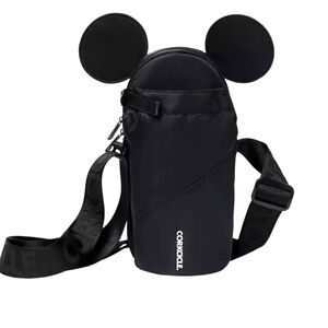 Corkcicle Black Belt Bag with Ears